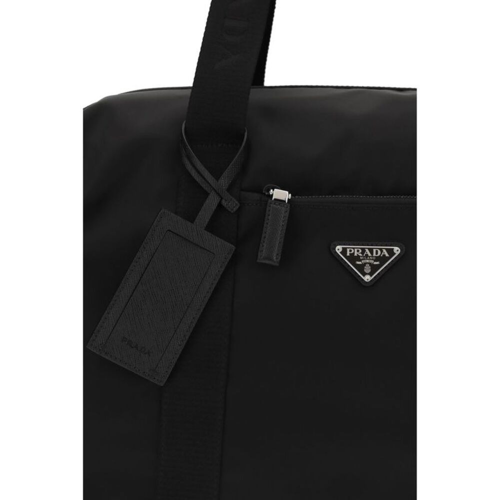 Prada Black Recycled Polyamide Luggage And Men's Travel - Picture 4 of 4
